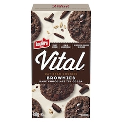 Leclerc Brownies Dark Chocolate 70% Cocoa Oat Bran Cookies 280 g, $1.79/100g
