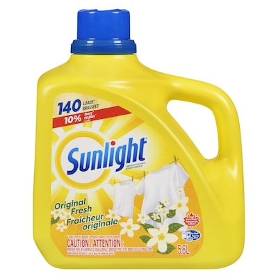 Sunlight Détergent concentré fraîcheur originale 5.6 l, 0,36 $/100ml