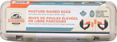 Alderwood Farms Pasture-Raised Eggs, Extra Large 12 ea, $0.77/1ea