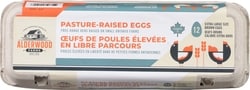 Alderwood Farms Œufs de poules élevées en libre parcours, très gros 12 ea, 0,79 $/1ch