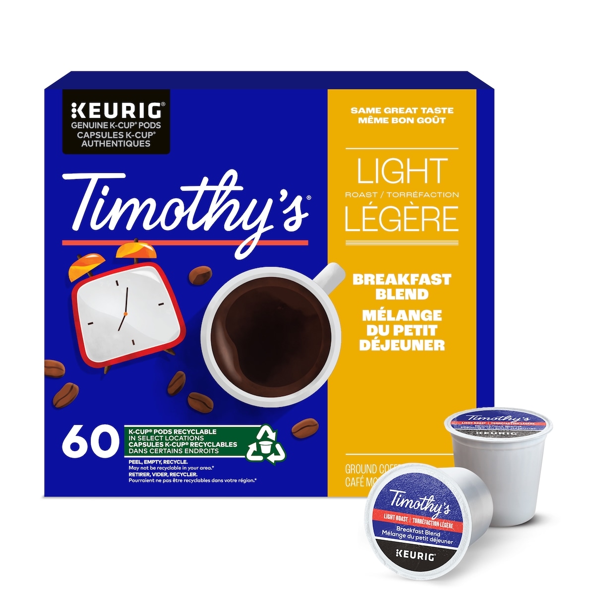 Timothy's Breakfast Blend K-Cup Coffee Pods