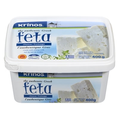 Krinos Feta 22% M.F. Cheese 400 g, $3.62/100g