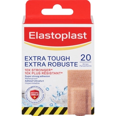 Elastoplast Strips Extra Tough 20 ea, $0.30/1ea