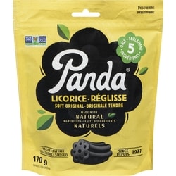 Panda Réglisse Tendre 170 g, 2,35 $/100g