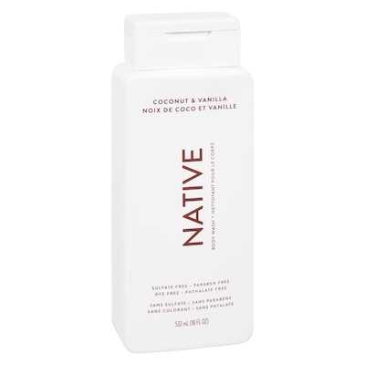 Natural Body Wash, Coconut and Vanilla, Sulfate Free, Paraben Free