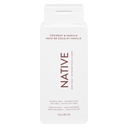 Native Nettoyant pour le corps noix de coco et vanille sans sulfate 532 ml, 2,07 $/100ml