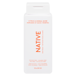 Native Nettoyant pour le corps Agrumes et musc botanique sans sulfate, sans parabènes  532 ml, 2,25 $/100ml