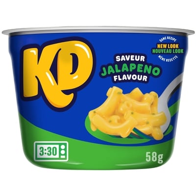 Kraft Jalapeno Macaroni & Cheese Snack Cup 58 g, $5.84/100g