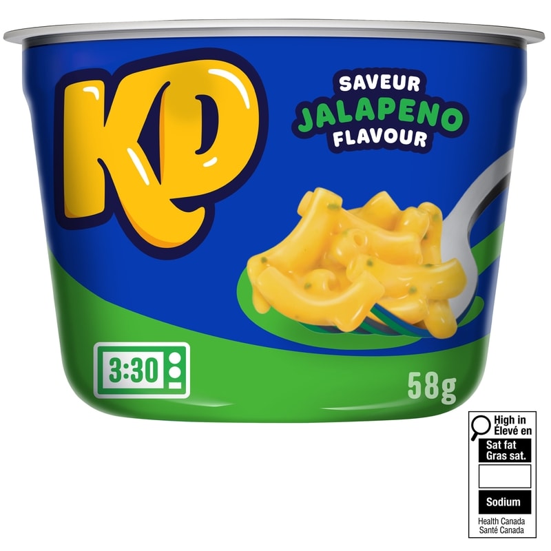 Kraft Jalapeno Macaroni & Cheese Snack Cup - 58 g | Real Canadian