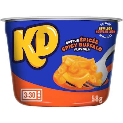 Kraft Spicy Buffalo Macaroni & Cheese Snack Cup 58 g, $5.84/100g