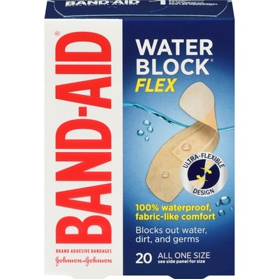 Band-Aid Water Block Flex Brand Adhesive Bandages 20 ea, $0.34/1ea