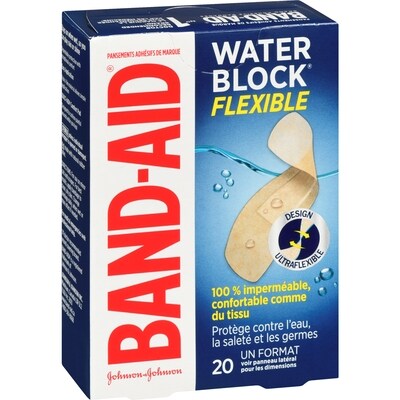 Water block flexible pansements adhésifs de marque