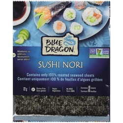 noriです Blue Dragon Sushi Nori Seaweed - 22 g | Zehrs