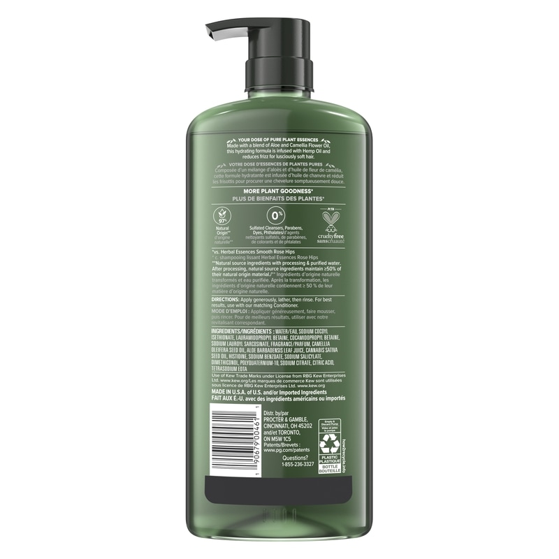 Friss Control Shampoo with Hemp and Potent Aloe