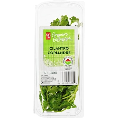 PC Organics Cilantro 20 g, $14.95/100g