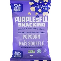 Purplesful Ancient Grain Purple Kernel Popcorn Sea Salt 136 g, $3.67/100g