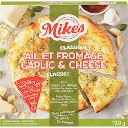 Mikes Pizza ail et fromage 720 g, 1,60 $/100g
