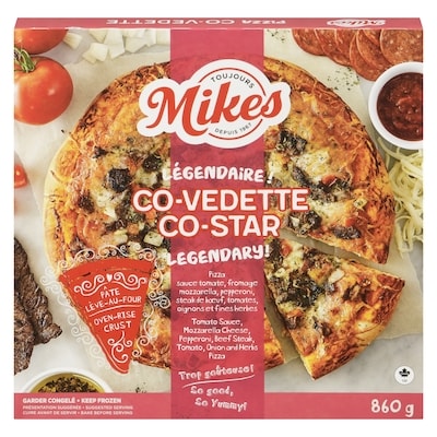 Mikes Pizza co-vedette 860 g, 1,34 $/100g