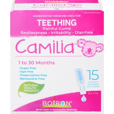 Boiron Camilia For Teething Relief  15 ml, $96.60/100ml