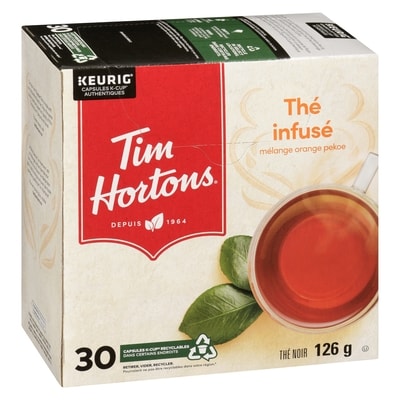Thé noir thé infusé mélange orange pekoe