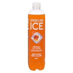 Sparkling Ice Eau gazéifiée pêche et nectarine 503 ml, 0,50 $/100ml