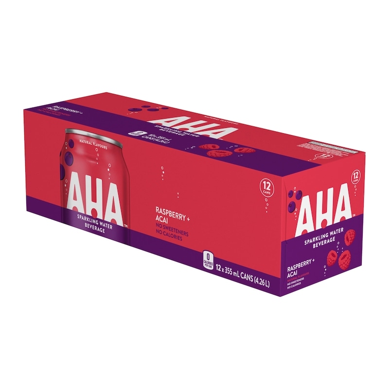 Seltzer Raspberry + Acai Fridge Pack Cans