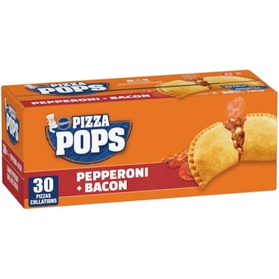 Pillsbury Pizza Pops Pepperoni et bacon 30ct 2.85 kg, 0,88 $/100g