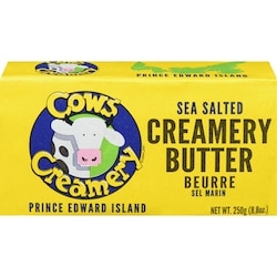 Cows Creamery Sea Salted Creamery Butter 250 g, $3.20/100g