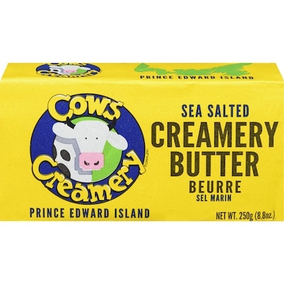Cows Creamery Sea Salted Creamery Butter 250 g, $3.00/100g