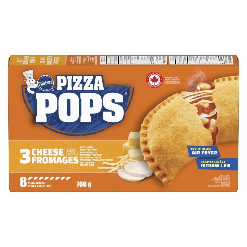 Pizza Pops 3 Cheese Flavour 8ct