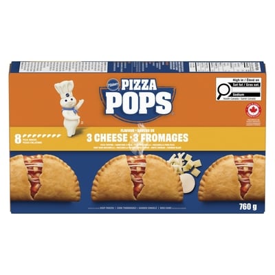 Pizza Pops Saveur de 3 fromages 8ct