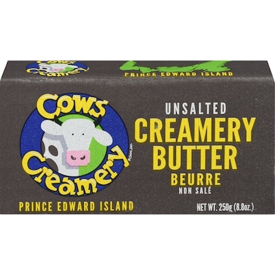 Cows Creamery Unsalted Creamery Butter 250 g, $3.00/100g