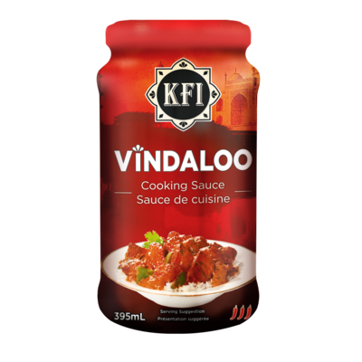 KFI Vindaloo sauce de cuisine 395 ml, 1,01 $/100ml