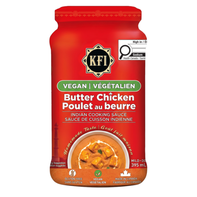 KFI Vegan Butter Chicken Cooking Sauce 395 ml, $1.26/100ml
