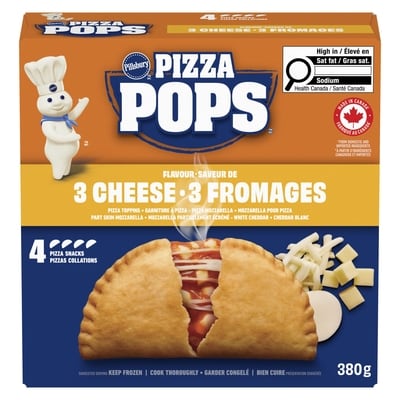 Pizza Pops 3 Cheese Flavour, 4 ct