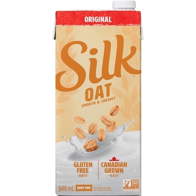 Silk Fortified Oat Beverage Original 946 ml, $0.37/100ml