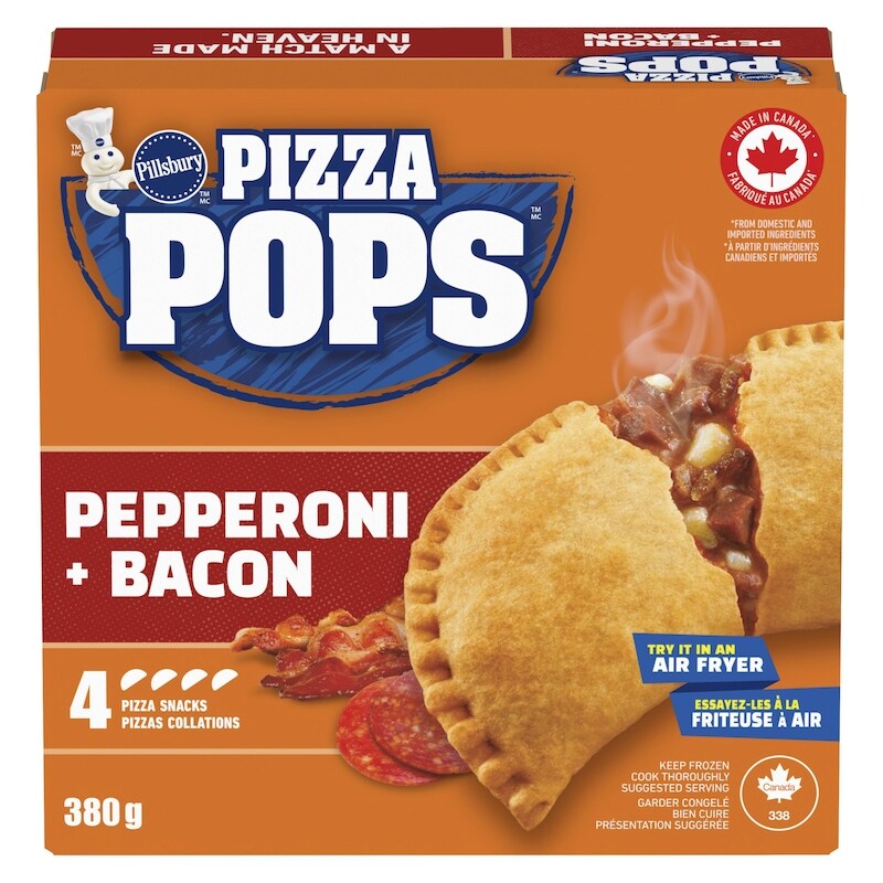 Pepperoni and Bacon Pizza Pops, 4CT