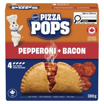 Pepperoni and Bacon Pizza Pops, 4CT