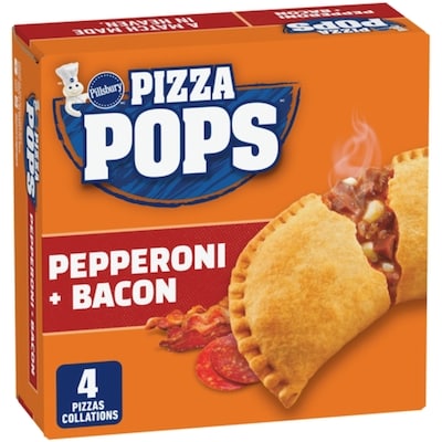Pillsbury Pepperoni et bacon Pizza Pops, 4Ct 380 g, 1,31 $/100g