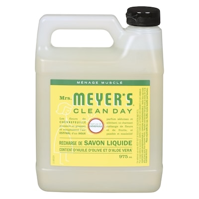 Mrs. Meyer’s Clean Day Parfum De Chèvrefeuille Recharge De Savon Liquide 975 ml, 1,33 $/100ml