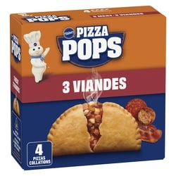 Pillsbury Frozen Pizza Snacks ,3 Meat, 4 ct 380 g, $1.26/100g