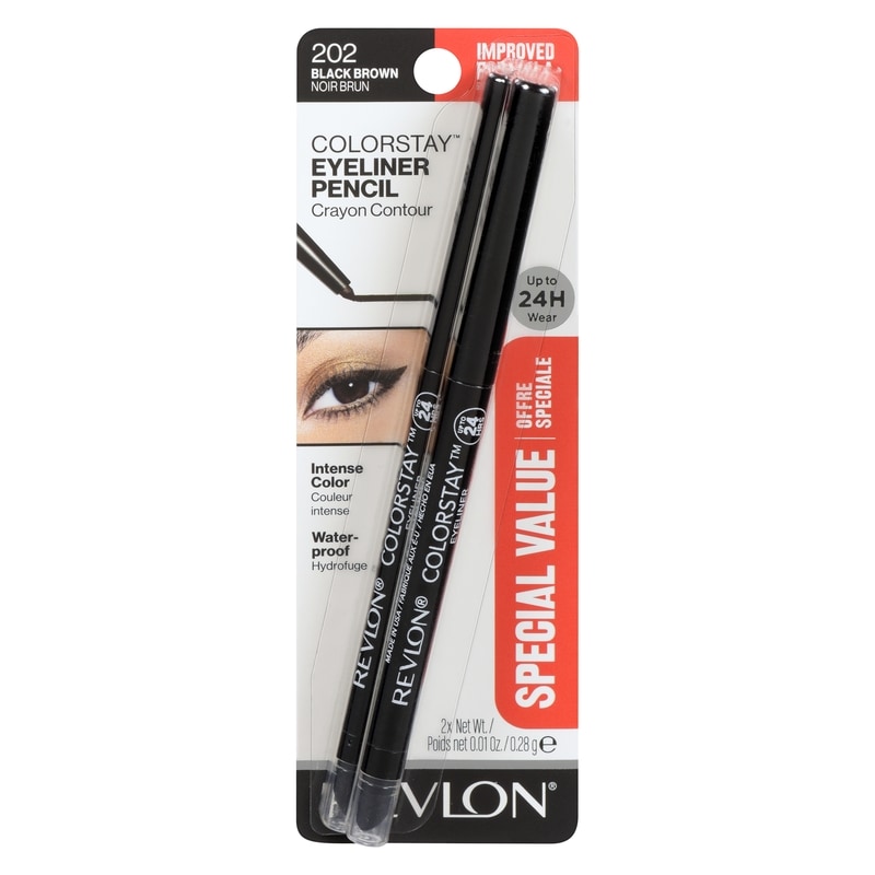 Colorstay Eyeliner Pencil 202 Black Brown Special Value