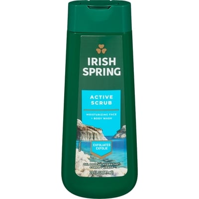 Irish Spring Active Scrub Body Wash for Men 591 ml, $0.85/100ml