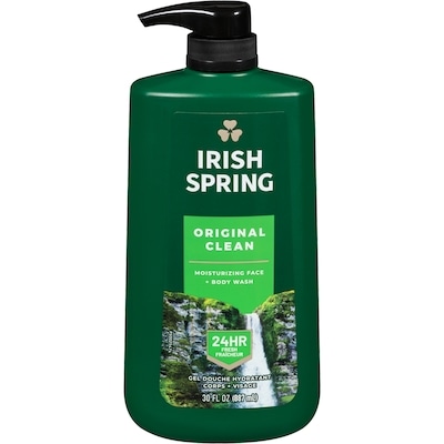 Irish Spring Original Clean Body Wash for Men  887 ml, $1.01/100ml