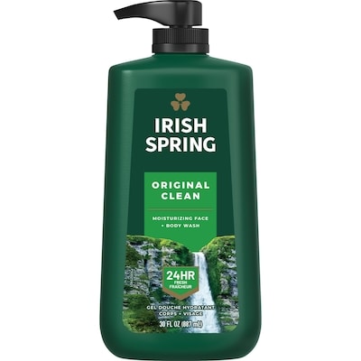 Irish Spring Original Clean Gel Douche pour Hommes 887 ml, 1,01 $/100ml