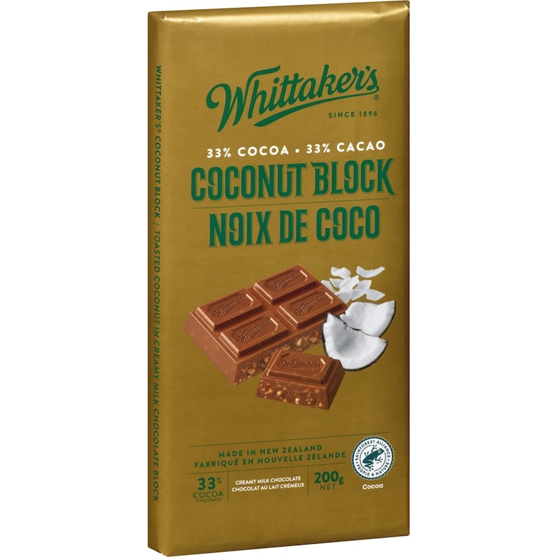 Creamy Milk Chocolate Coconut Block