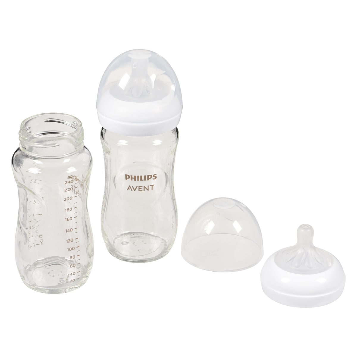 Phillips Biberon en verre naturel 240 ml 1m+ 3 ea, 9,33 $/1ch