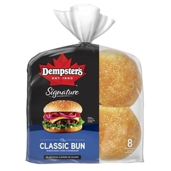 Dempster Signature The Classic Burger Buns 616 g, $0.89/100g