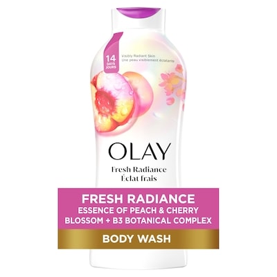 Olay Fresh Outlast Body Wash Peach and Cherry Blossom 650 ml, $1.82/100ml