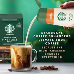 Starbucks Almond And Oat Non Dairy Caramel Macchiato Coffee